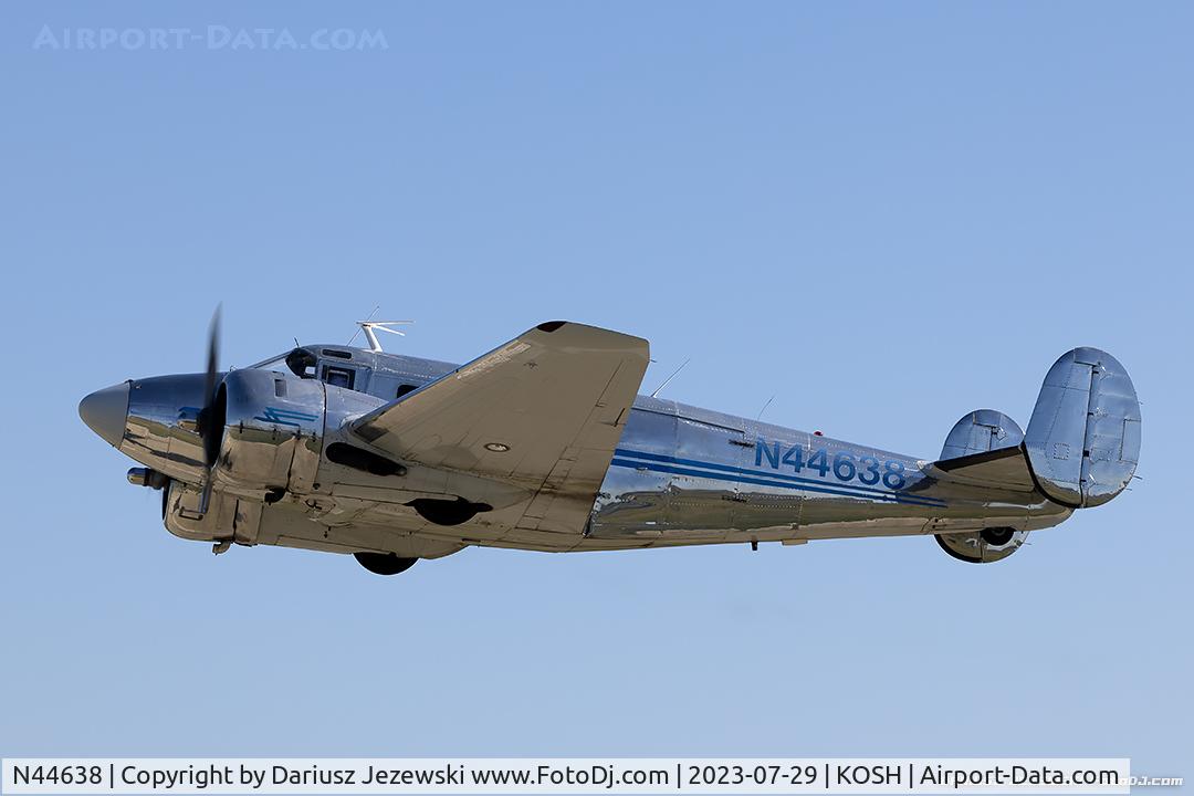 N44638, 1946 Beech D18S C/N A-45, Beech D18S  C/N A-45, N44638