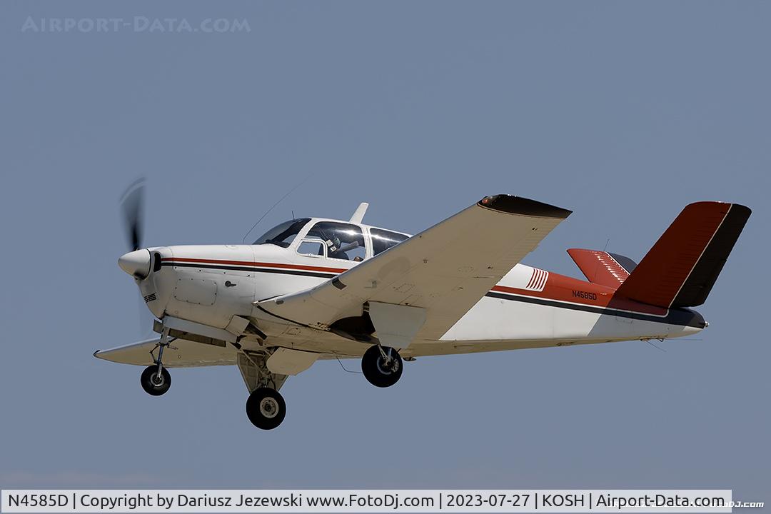 N4585D, 1956 Beech G35 Bonanza C/N D-4752, Beech G35 Bonanza  C/N D-4752, N4585D