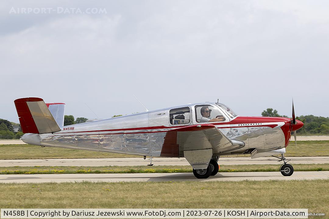 N458B, 1948 Beech 35 Bonanza C/N D-1475, Beech 35 Bonanza  C/N D-1475, N458B
