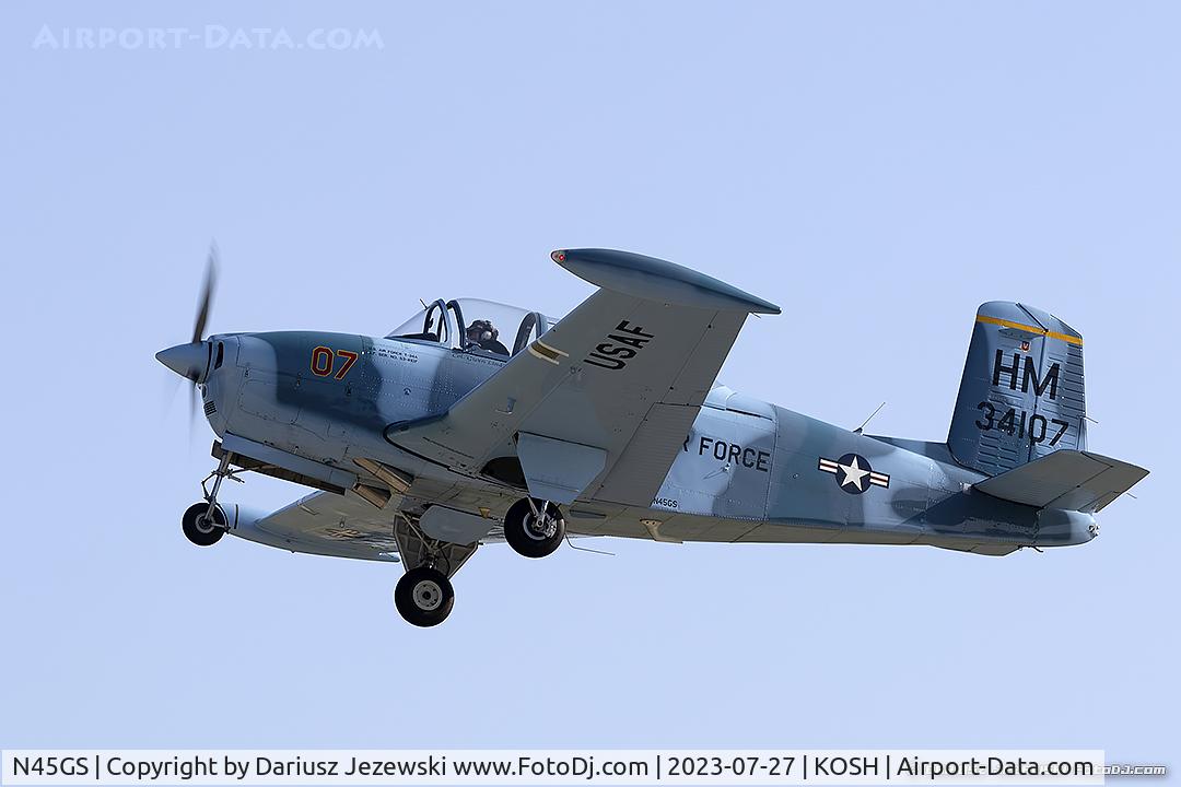 N45GS, Beech (CCF) T-34A (A45) Mentor C/N CCF34-76, Beech A45(T-34A) Mentor  C/N 34-76, N45GS