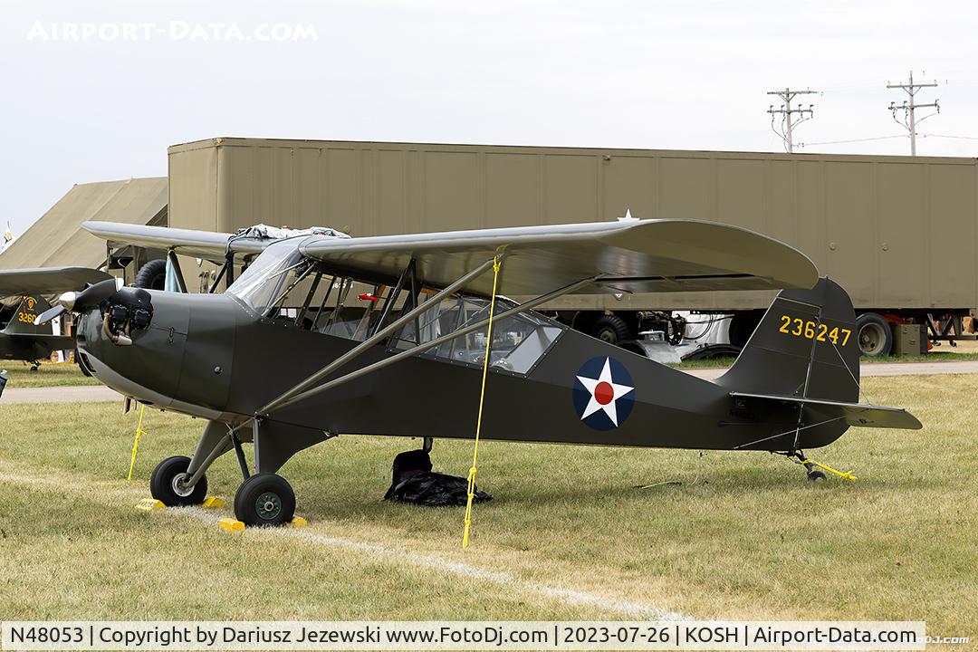 N48053, 1945 Aeronca 0-58B Grasshopper C/N 058B2732, Aeronca 0-58B  C/N 058B2732, N48053