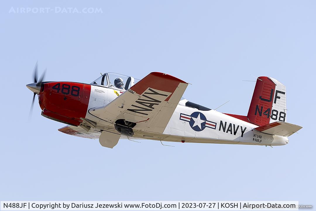 N488JF, 1953 Beech T-34A (A45) Mentor Mentor C/N G-298, Beech A45(T-34A) Mentor  C/N G-298, N488JF