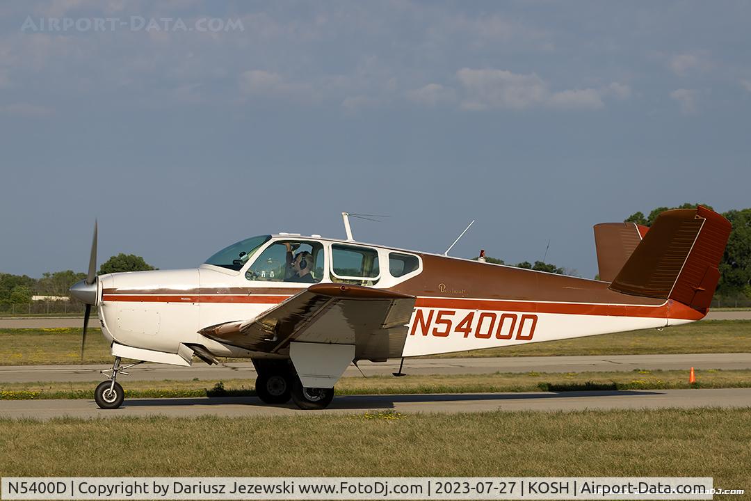 N5400D, 1956 Beech H35 Bonanza C/N D-4881, Beech H35 Bonanza  C/N D-4881, N5400D
