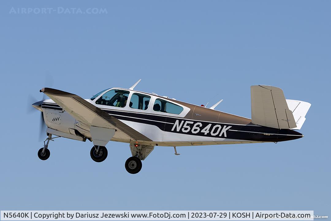 N5640K, 1964 Beech S35 Bonanza C/N D-7397, Beech S35 Bonanza  C/N D-7397, N5640K