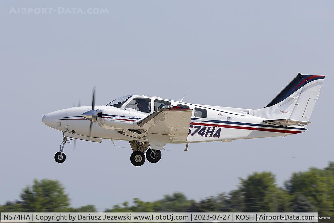 N574HA, 2001 Raytheon Aircraft Company 58 C/N TH-1975, Beech 58 Baron  C/N TH-1975, N574HA