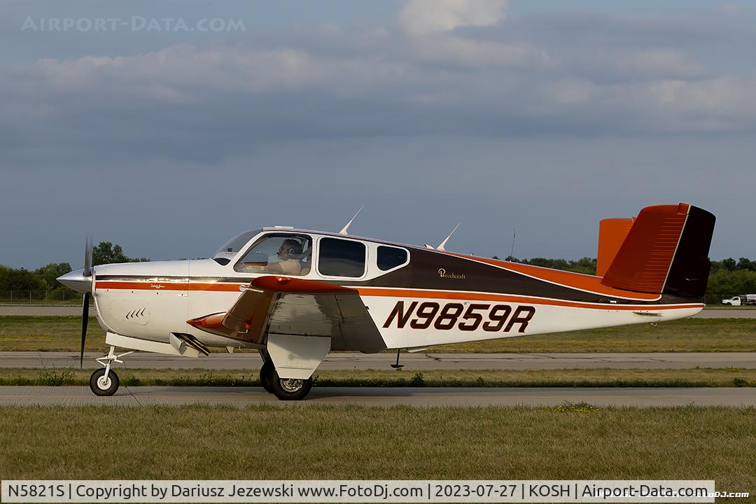 N5821S, 1964 Beech S35 Bonanza C/N D-7725, Beech S35 Bonanza  C/N D-7725, N5821S