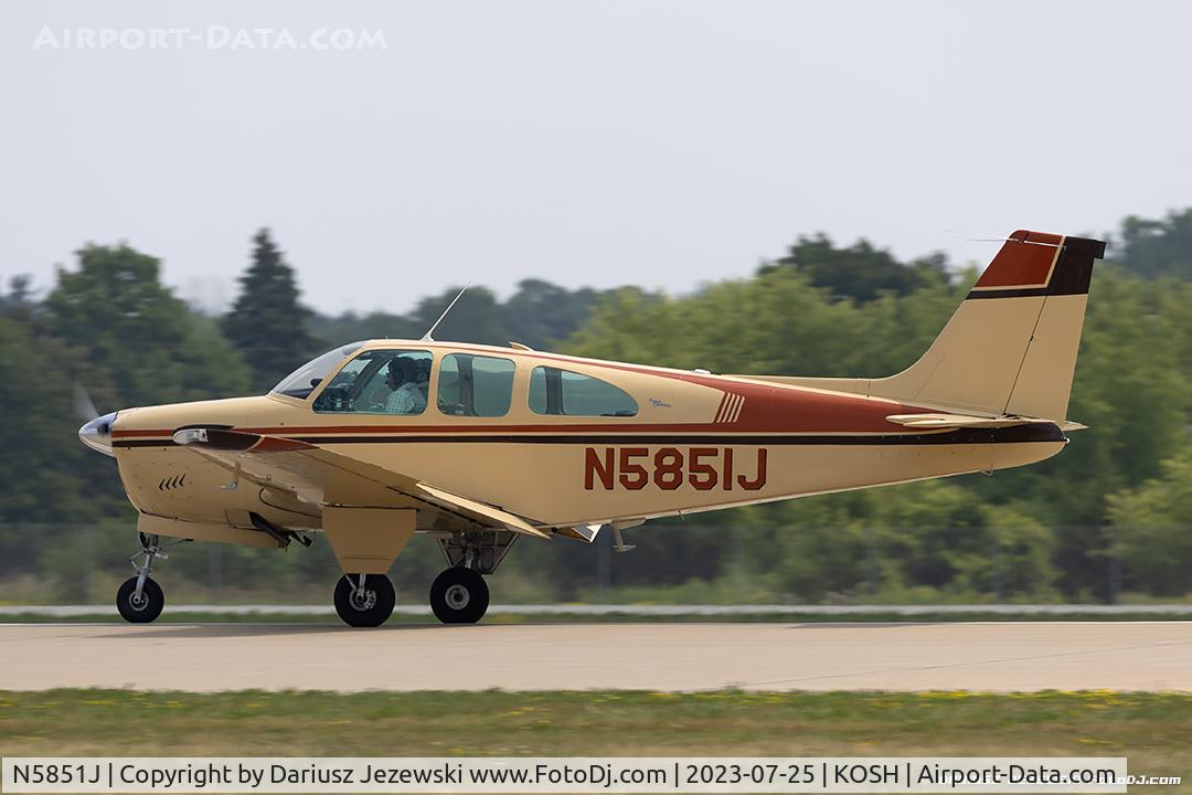 N5851J, 1965 Beech 35-C33 Debonair C/N CD-900, Beech 35-C33 Debonair  C/N CD-900, N5851J