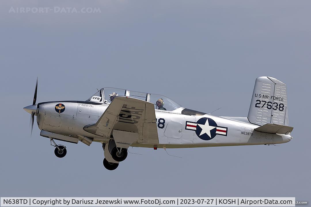 N638TD, 1953 Beech T-34A (A45) Mentor Mentor C/N G-286, Beech A45 (T-34A) Mentor  C/N G-286, N638TD
