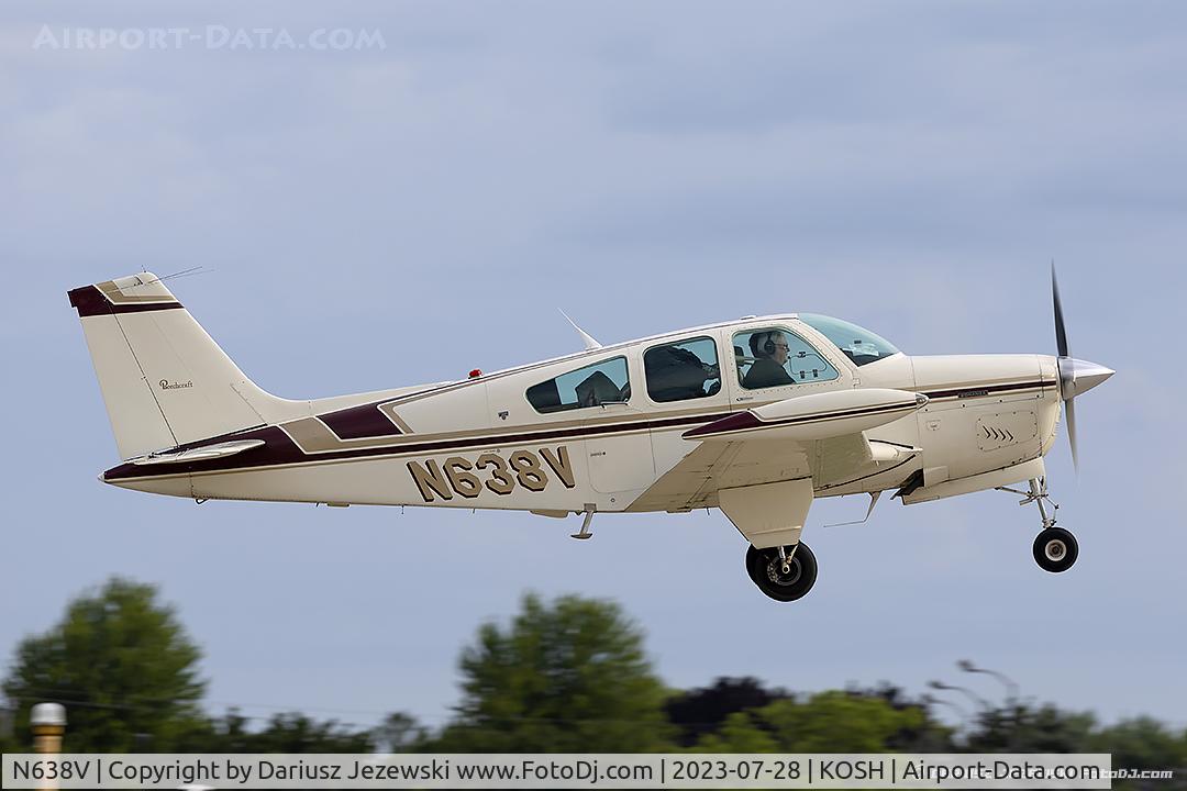N638V, Beech 35-33 Debonair C/N CD-80, Beech 35-33 Debonair  C/N CD-80, N638V