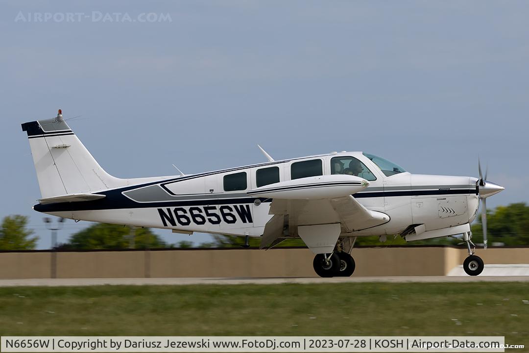N6656W, 1983 Beech A36 Bonanza 36 C/N E-2075, Beech A36 Bonanza  C/N E-2075, N6656W