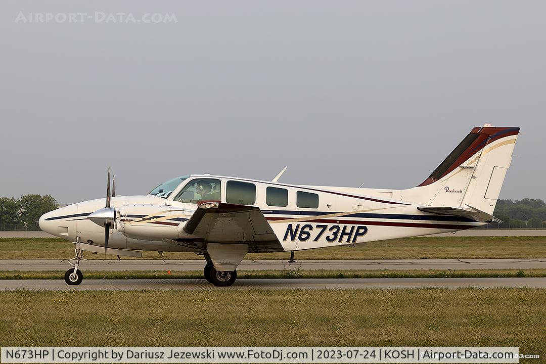 N673HP, 1982 Beech 58 Baron C/N TH-1326, Beech 58 Baron  C/N TH-1326, N673HP