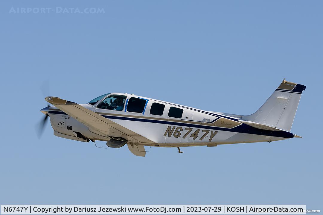 N6747Y, 1980 Beech A36 Bonanza 36 C/N E-1676, Beech A36 Bonanza 36  C/N E-1676, N6747Y