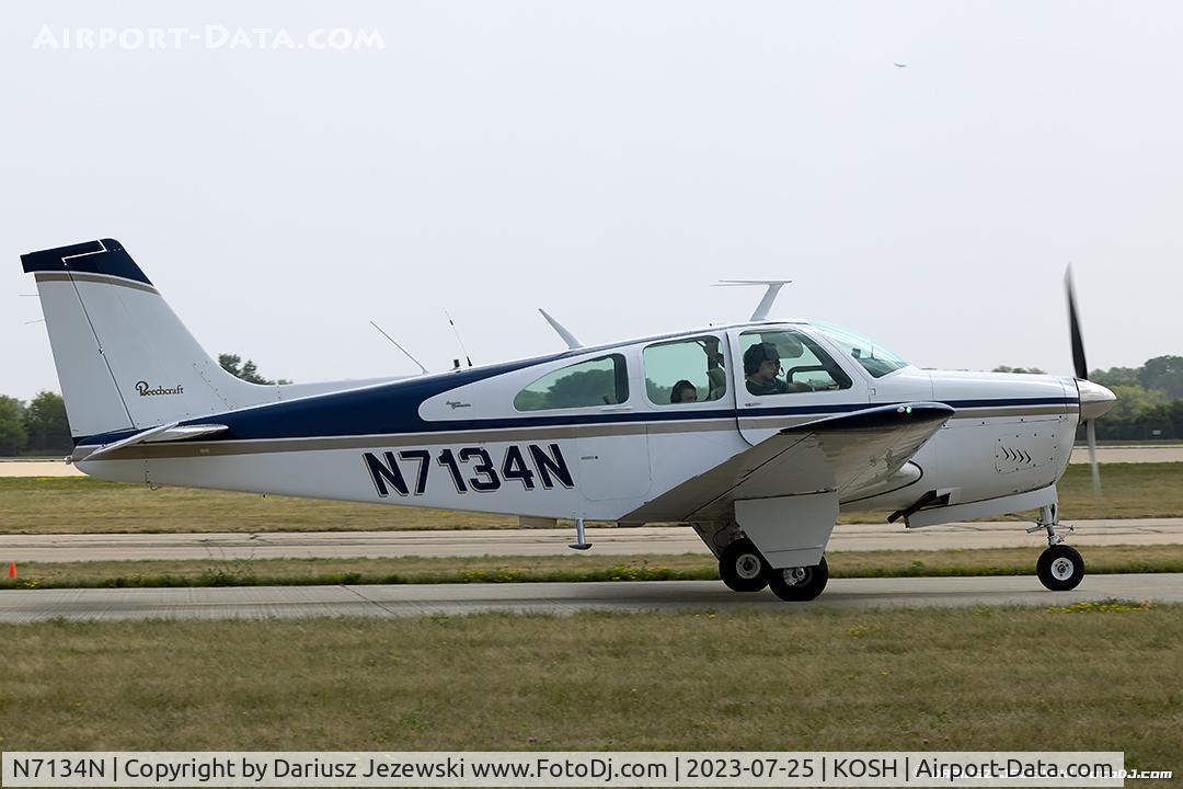 N7134N, 1967 Beech E33 Bonanza C/N CD-1138, Beech E33 Bonanza  C/N CD-1138, N7134N