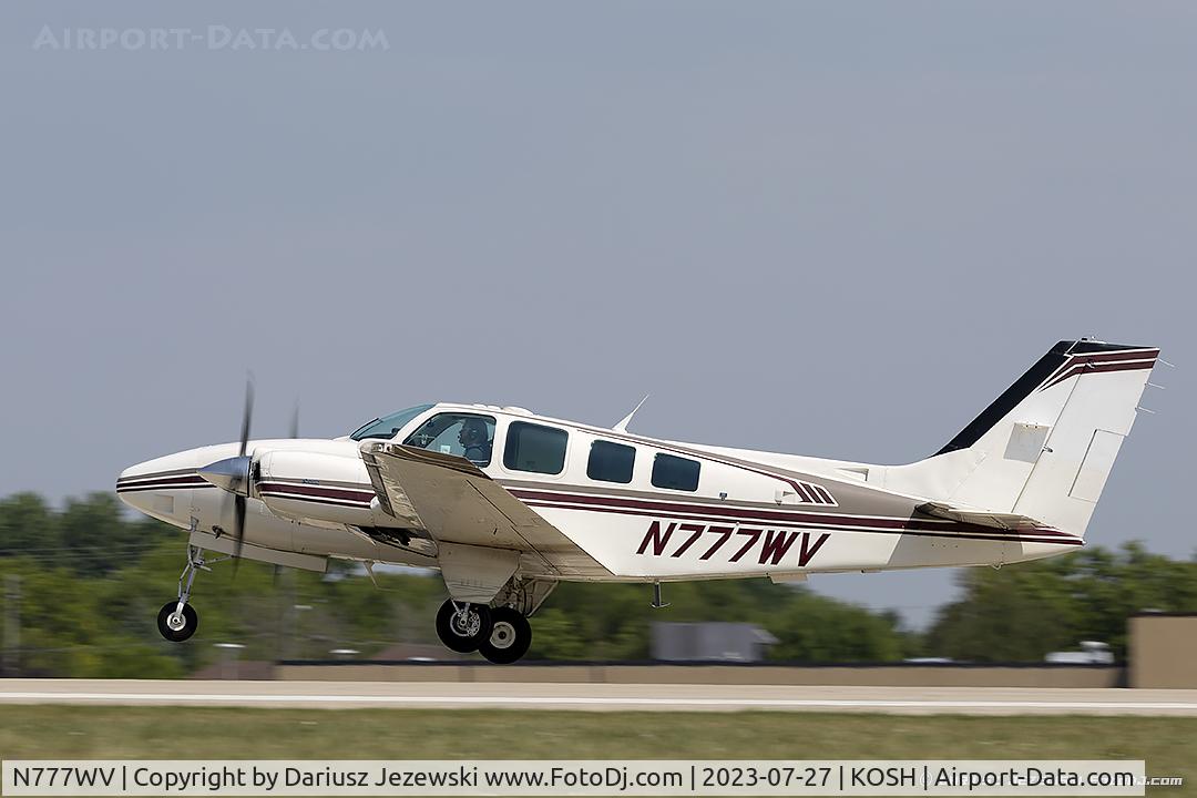 N777WV, 1996 Raytheon Aircraft Company 58 C/N TH-1784, Beech 58 Baron  C/N TH-1784, N777WV
