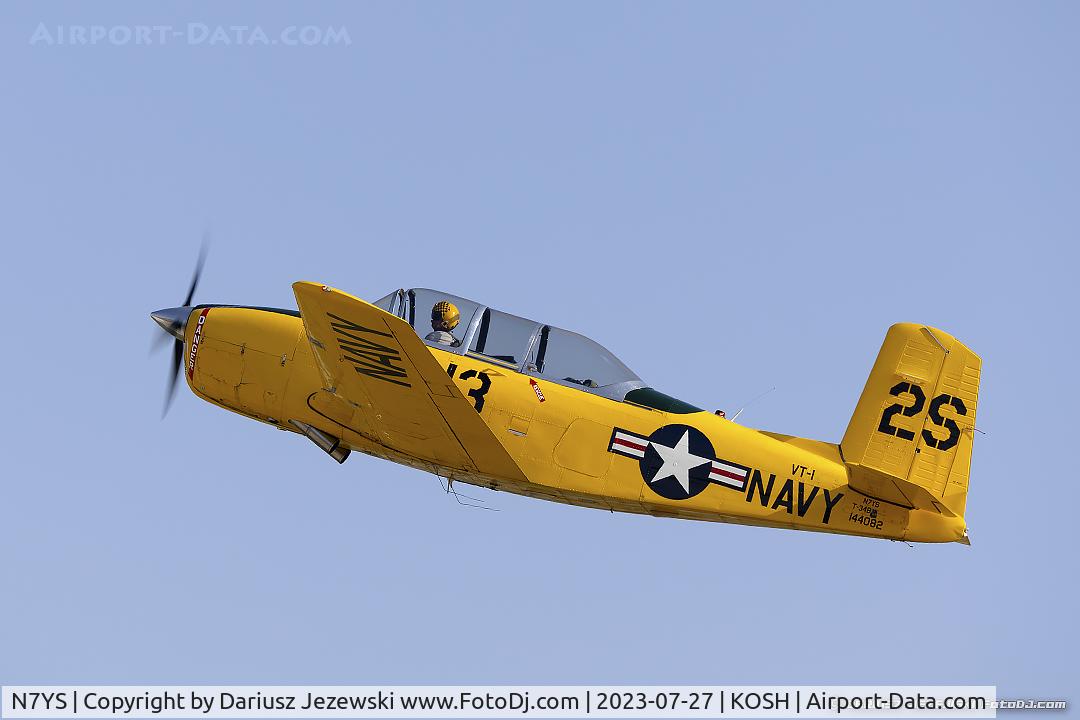 N7YS, 1957 Beech D-45 Mentor C/N BG-389, Beech D45 (T-34B) Mentor  C/N BG-389, N7YS