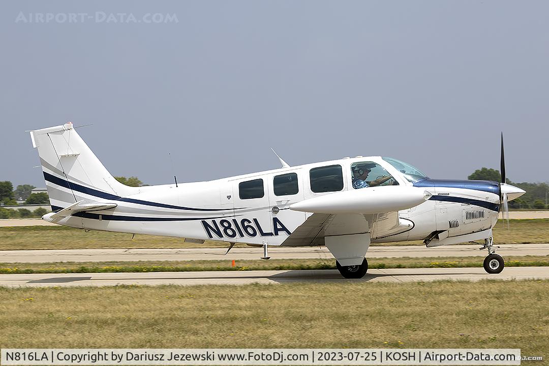 N816LA, 1994 Beech A36 Bonanza 36 C/N E-2851, Beech A36 Bonanza  C/N E-2851, N816LA