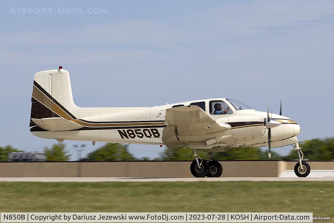 N850B, 1960 Beech D50E Twin Bonanza C/N DH-303, Beech D50E Twin Bonanza  C/N DH-303, N850B