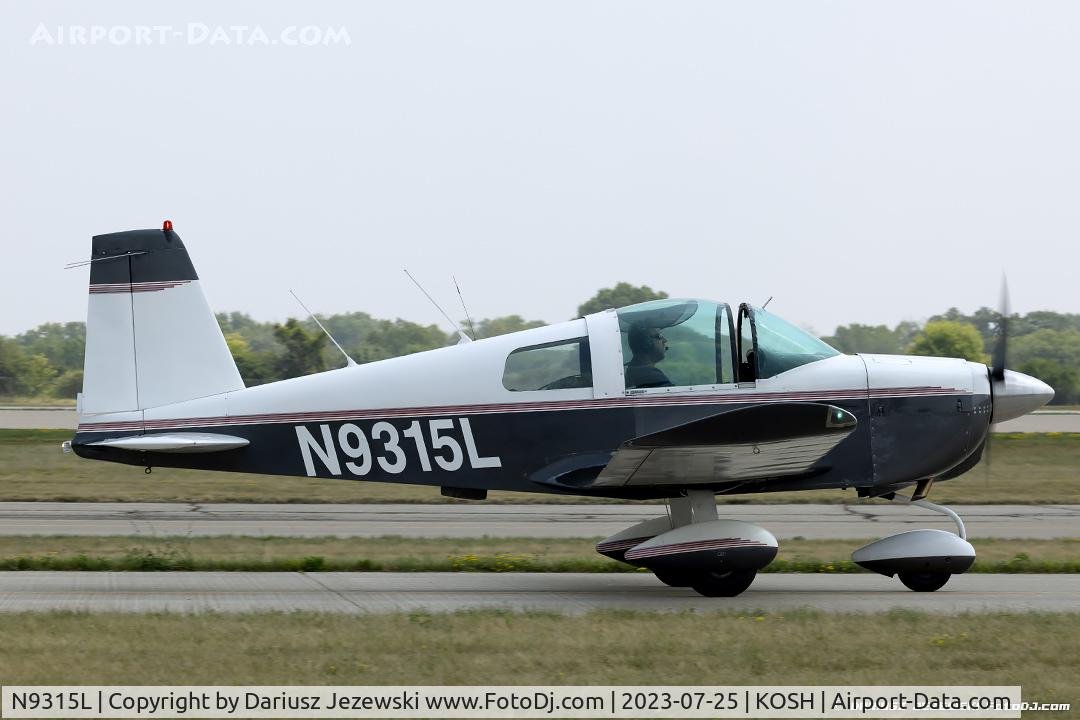 N9315L, 1971 American Aviation AA-1A Trainer C/N AA1A-0015, American Aviation AA-1A Trainer  C/N AA1A-0015, N9315L