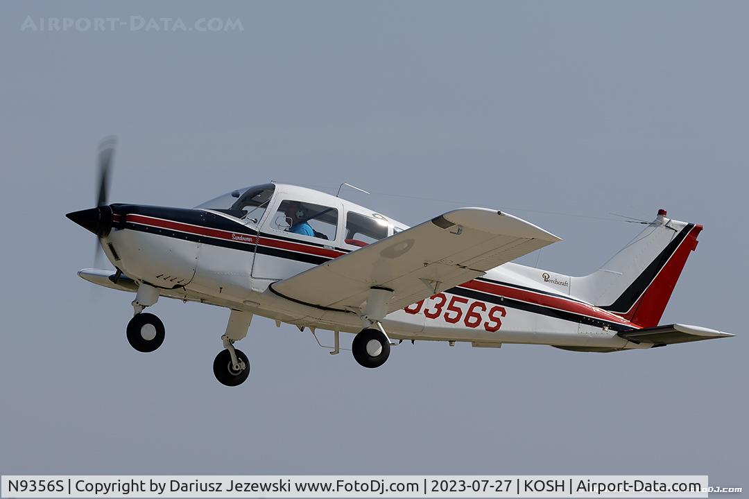 N9356S, 1975 Beech C23 Sundowner 180 C/N M-1657, Beech C23 Sundowner  C/N M-1657, N9356S