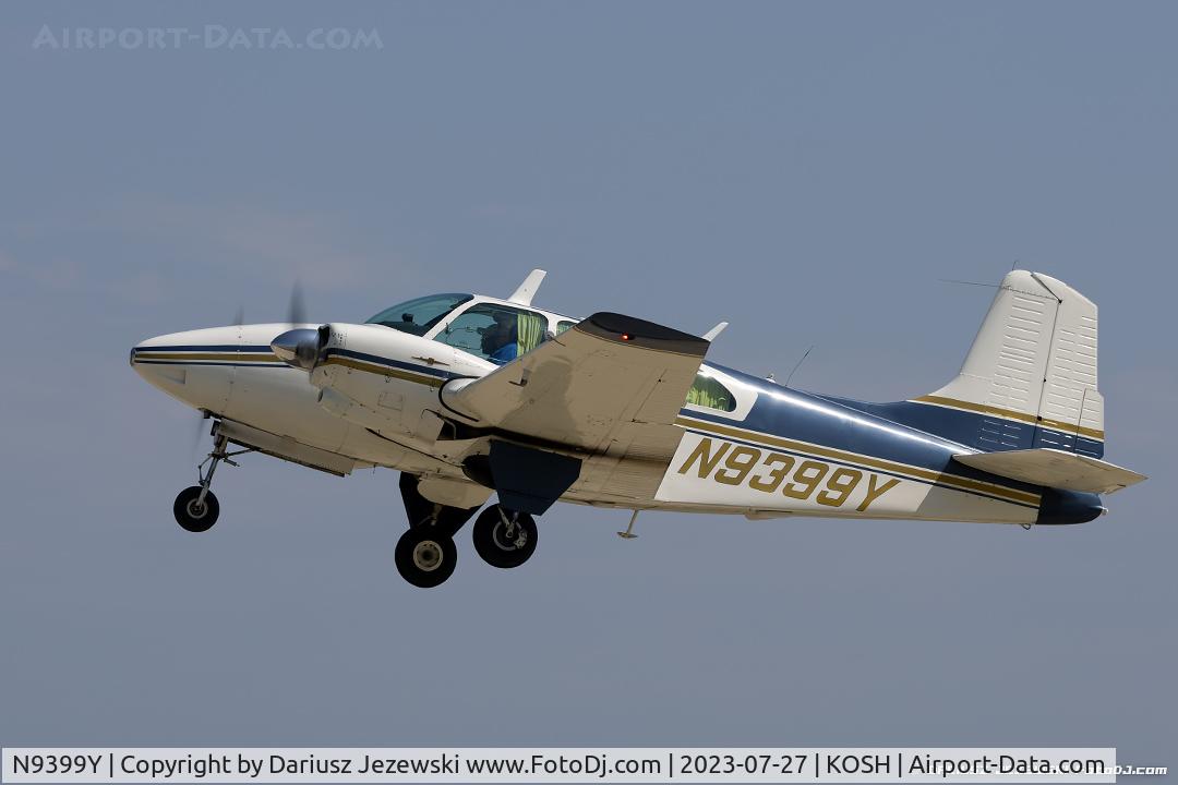 N9399Y, 1961 Beech B95A Travel Air C/N TD-484, Beech B95A Travel Air  C/N TD-484, N9399Y