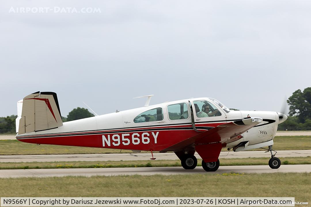 N9566Y, 1962 Beech P35 Bonanza C/N D-7041, Beech P35 Bonanza  C/N D-7041, N9566Y