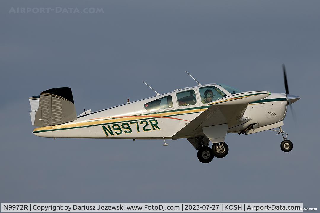 N9972R, 1960 Beech M35 Bonanza C/N D-6485, Beech M35 Bonanza  C/N D-6485, N9972R