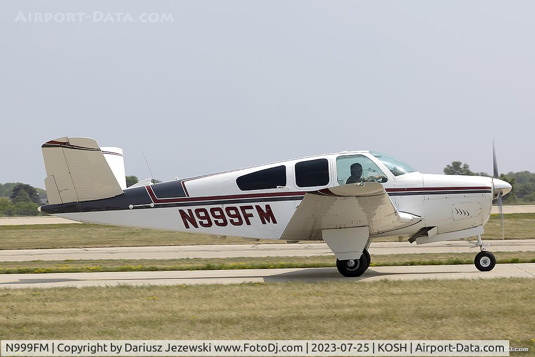 N999FM, 1959 Beech K35 Bonanza C/N D-6160, Beech K35 Bonanza  C/N D-6160, N999FM