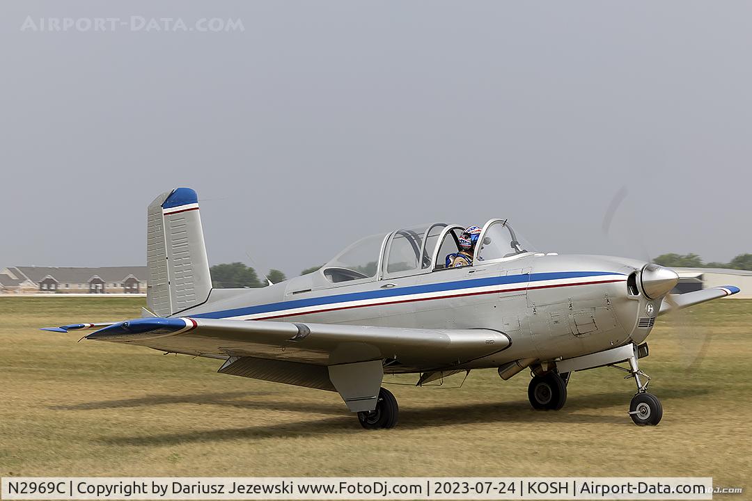 N2969C, 1953 Beech T-34A (A45) Mentor Mentor C/N G-155, Beech A45(T-34A) Mentor  C/N G-155, N2969C