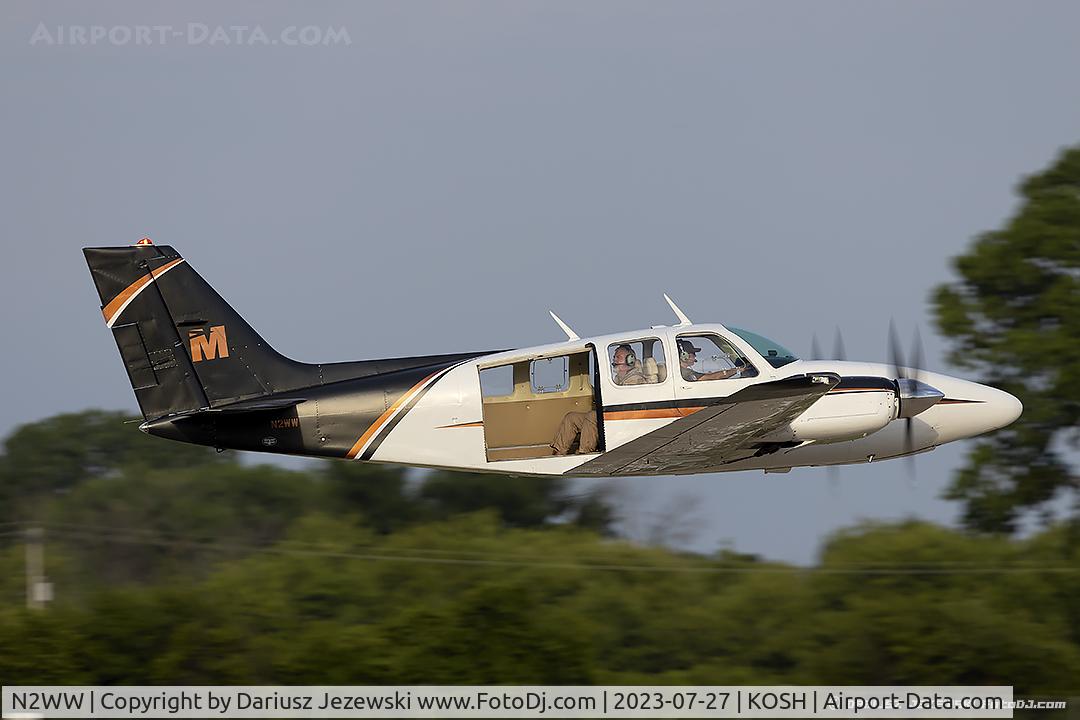 N2WW, 1976 Beech 58 Baron C/N TH-710, Beech 58TC Baron  C/N TH-710, N2WW