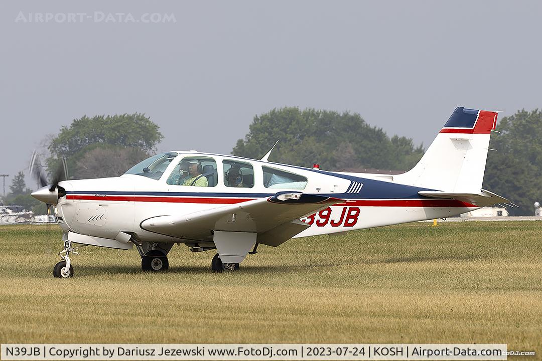 N39JB, 1988 Beech F33A Bonanza C/N CE-1233, Beech F33A Bonanza  C/N CE-1233, N39JB