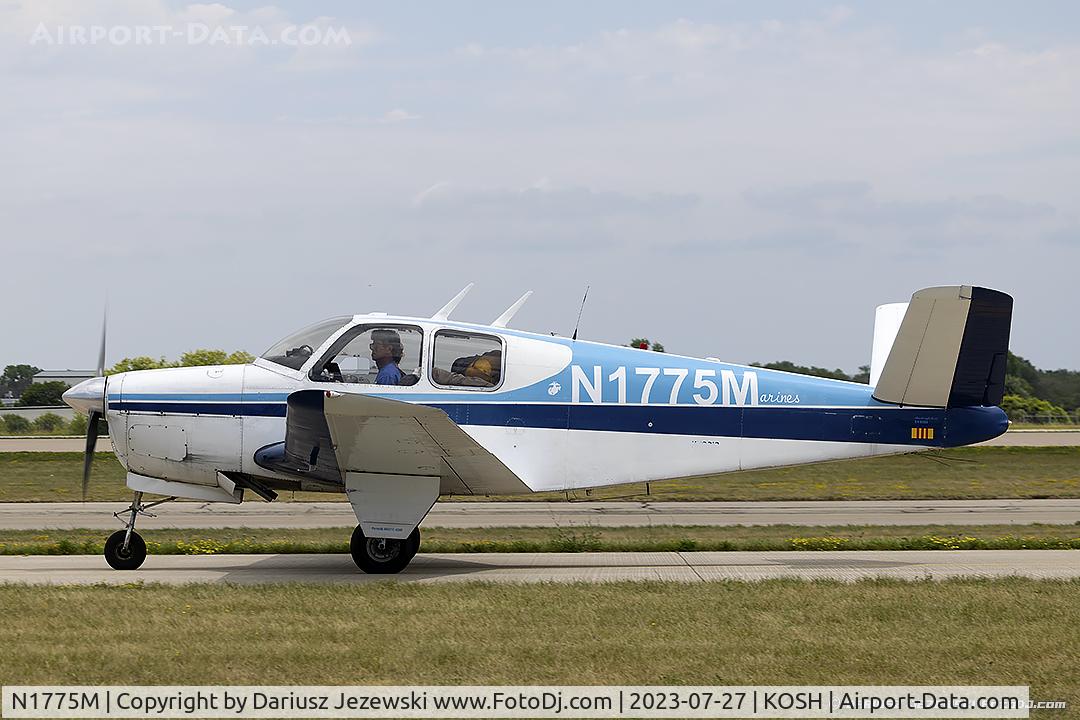 N1775M, 1950 Beech B35 C/N D-2283, Beech B35 Bonanza  C/N D-2283 , N1775M