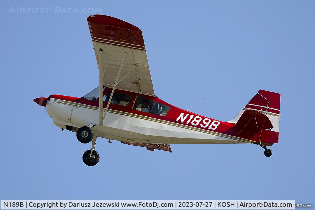 N189B, 1998 American Champion 7GCBC C/N 1246-98, American Champion 7GCBC Citabria  C/N 1246-98, N189B