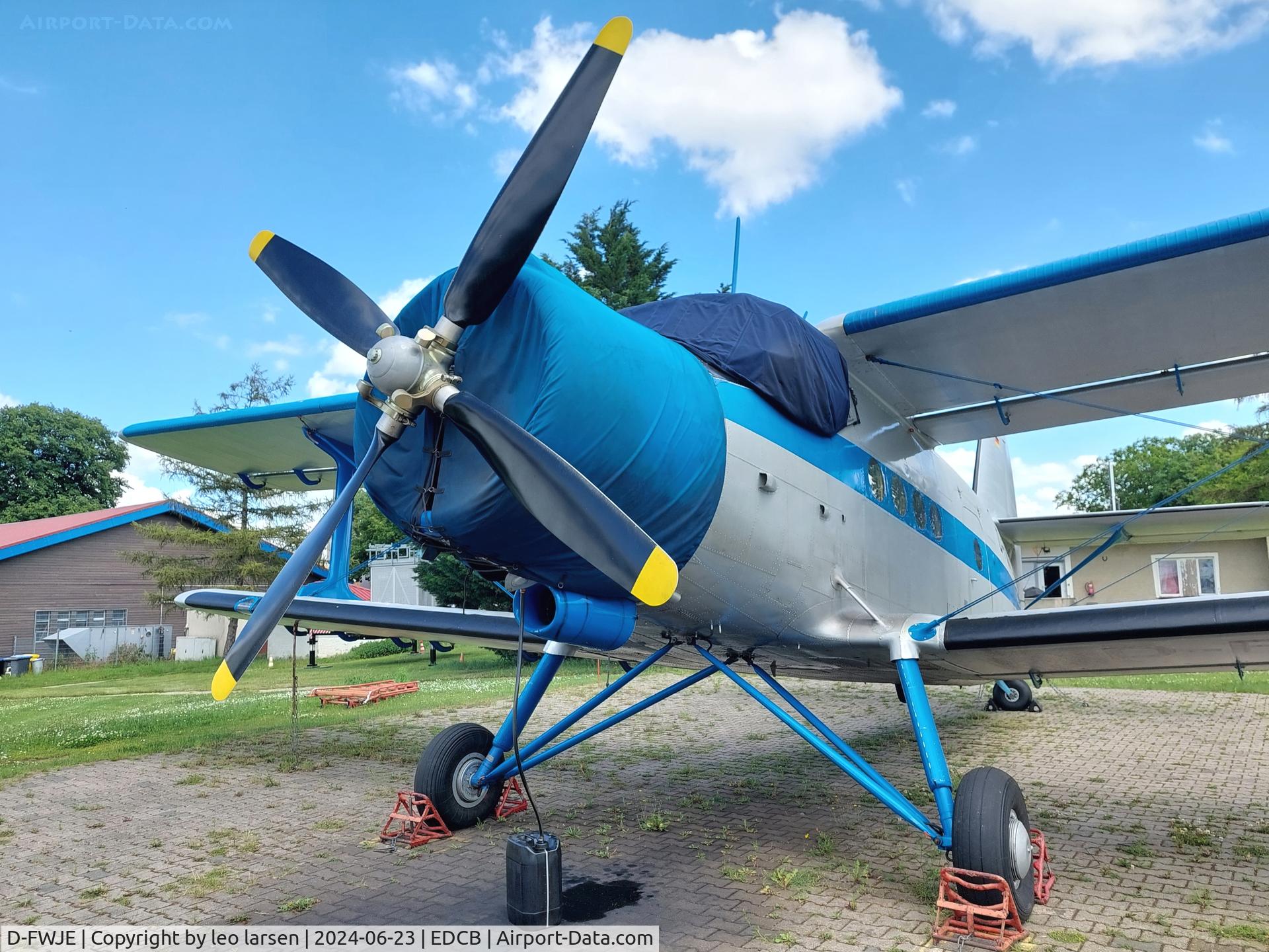 D-FWJE, 1970 Antonov An-2T C/N 1G108-69, Ballenstedt 23.6.2024