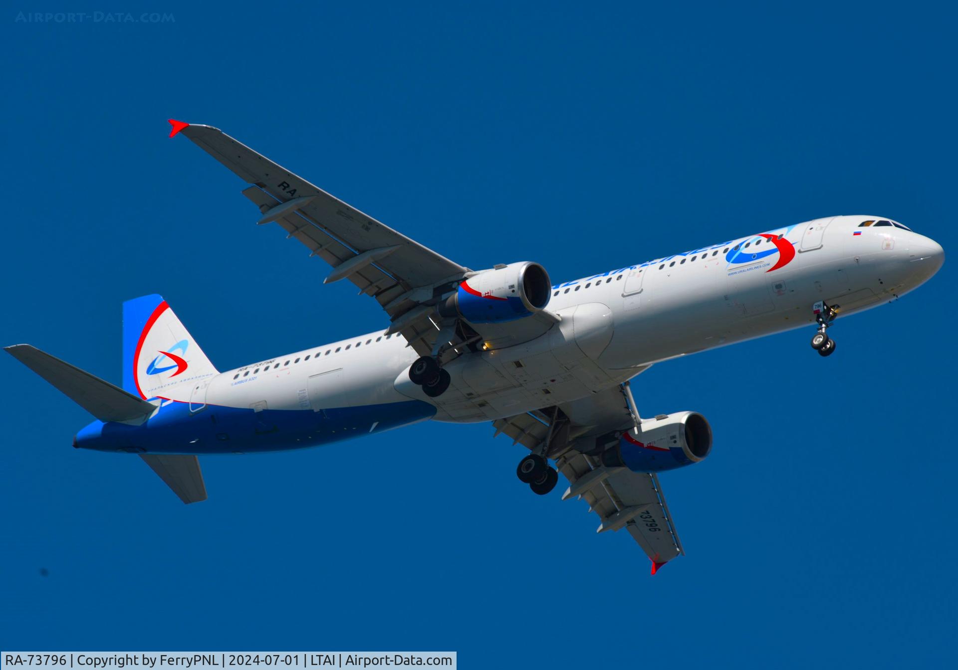 RA-73796, 2006 Airbus A321-211 C/N 2707, Ural Airlines A321
