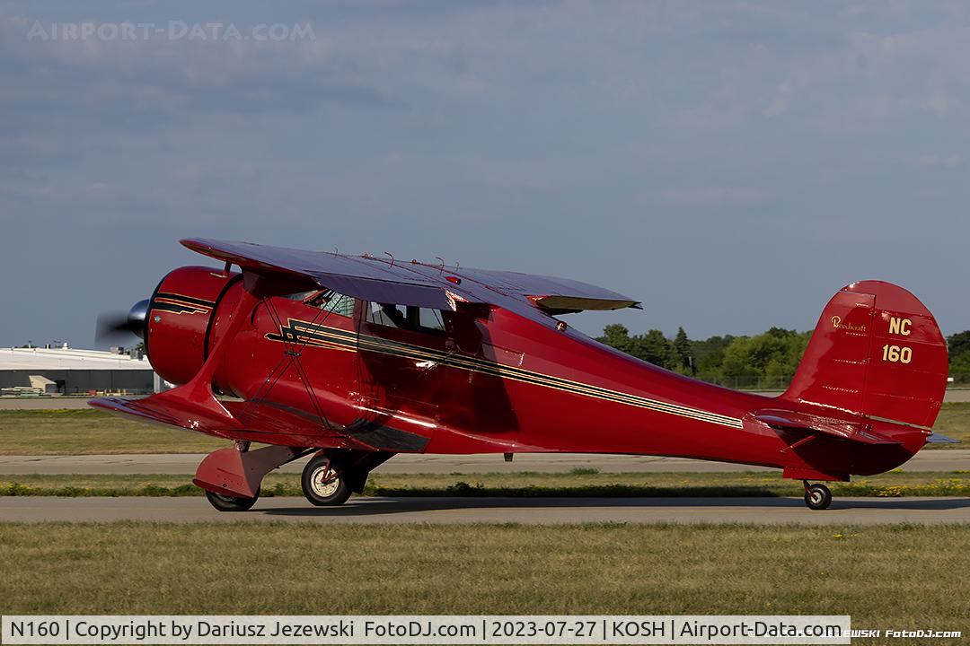 N160, 1943 Beech D17S Staggerwing C/N 4836, Beech D17S Staggerwing  C/N 4836, NC160