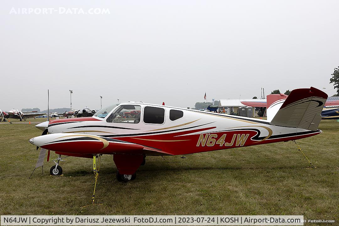 N64JW, 1957 Beech H35 Bonanza C/N D-5014, Beech H35 Bonanza  C/N D-5014, N64JW