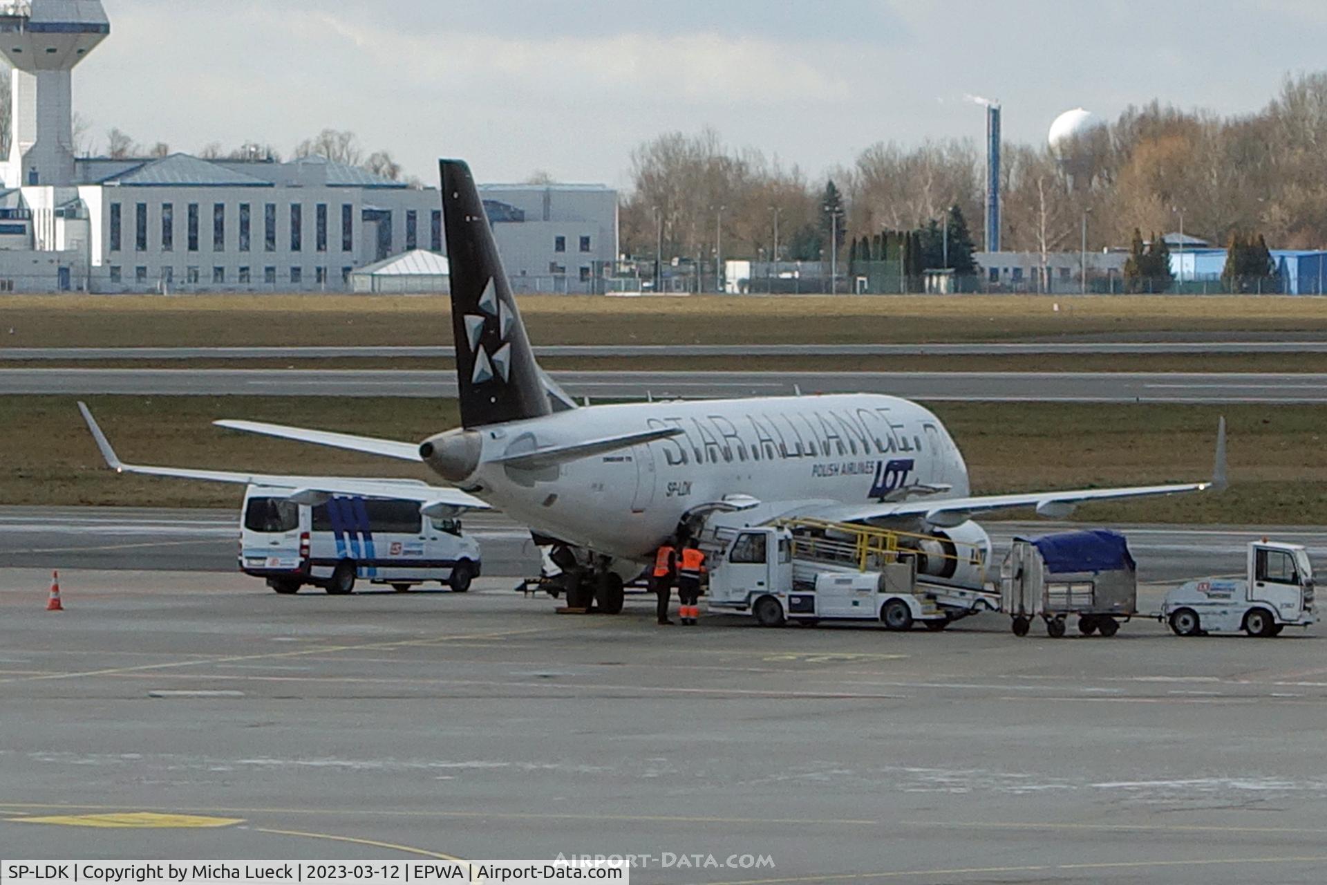 SP-LDK, 2005 Embraer 170LR (ERJ-170-100LR) C/N 17000074, At Frederic Chopin Airport