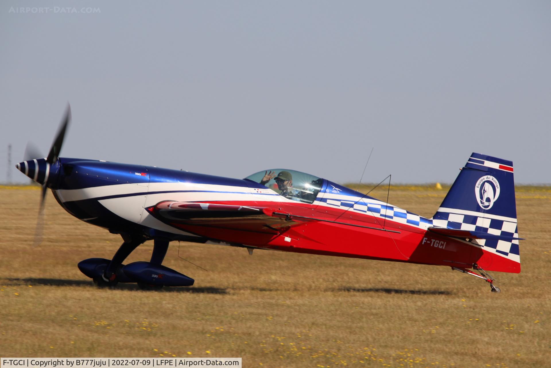 F-TGCI, Extra EA-330SC C/N 04, during Meaux Airshow