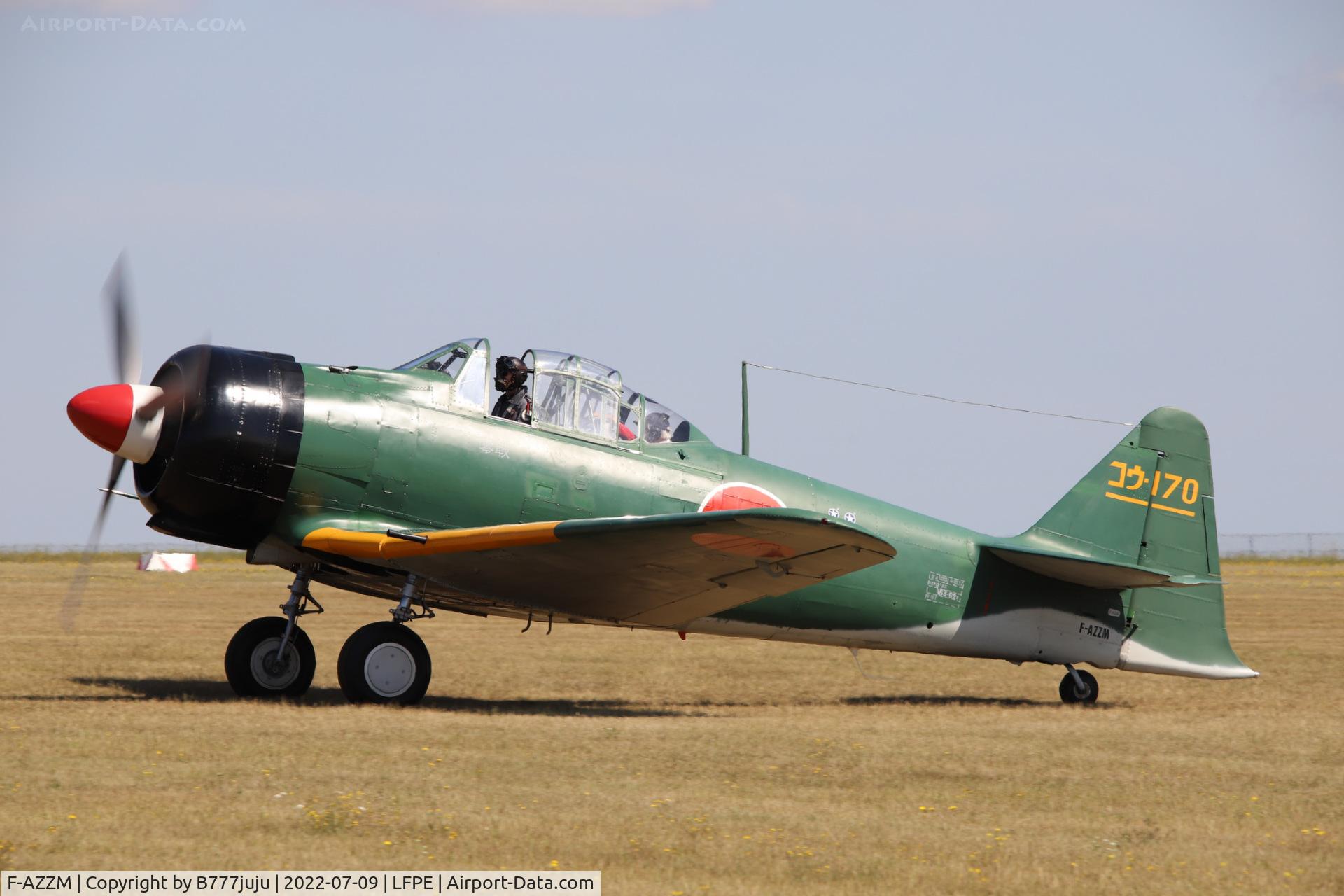 F-AZZM, 2000 North American AT-6B Texan C/N SA-32, during Meaux Airshow