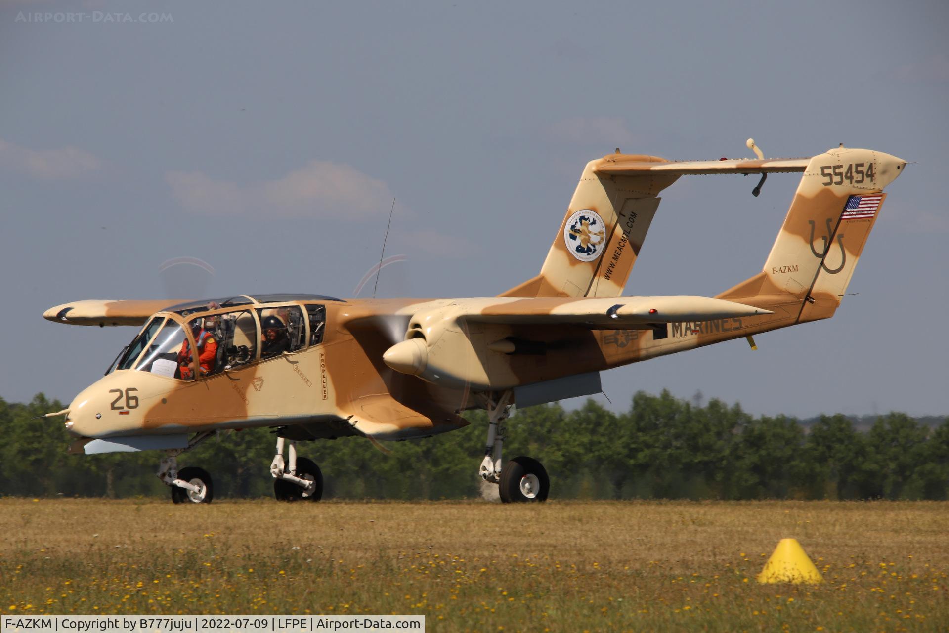 F-AZKM, 1971 North American OV-10B Bronco C/N 338-9 (305-65), during Meaux Airshow