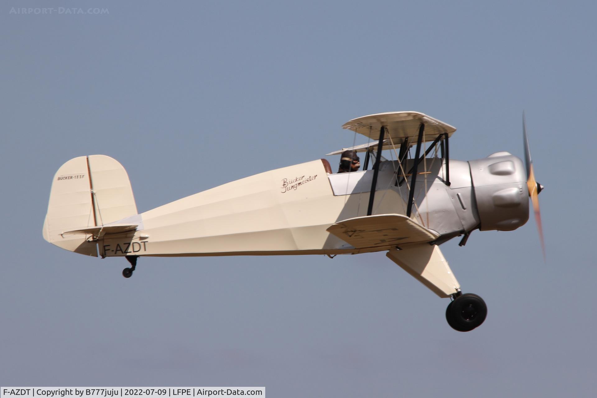 F-AZDT, ETS Bucker Bucker 133E Jungmann C/N 3F, during Meaux Airshow