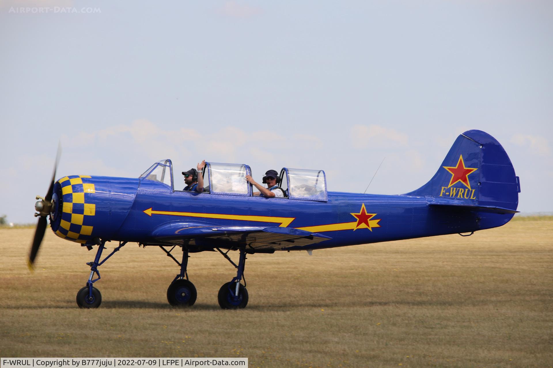 F-WRUL, Yakovlev Yak-52 C/N 844201, during Meaux Airshow
