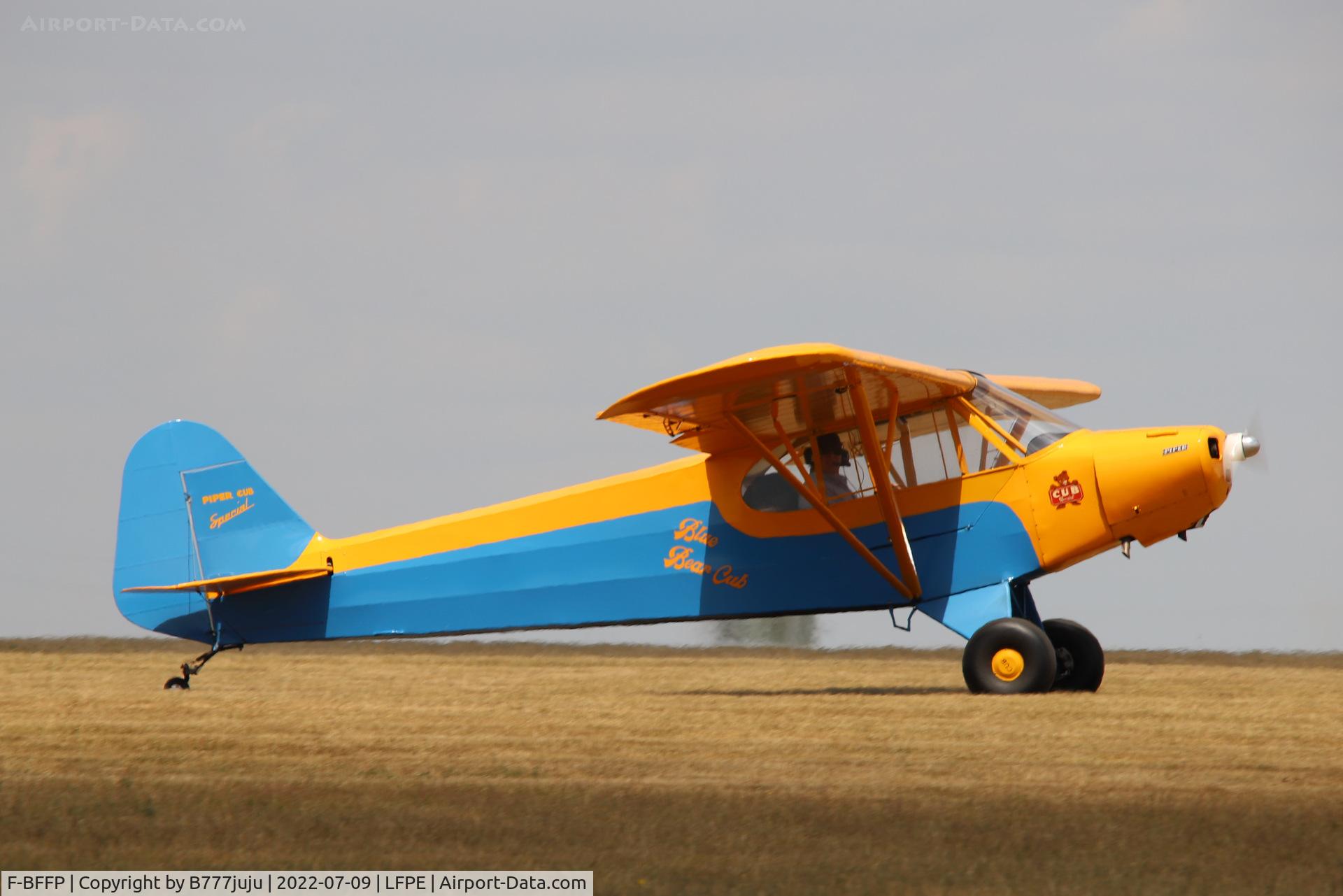 F-BFFP, Piper PA-11 Cub Special C/N 11-867, during Meaux Airshow