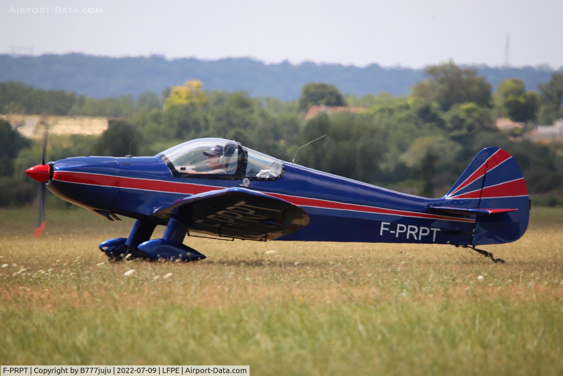F-PRPT, Nicollier HN-700 Menestrel II C/N 16, during Meaux Airshow