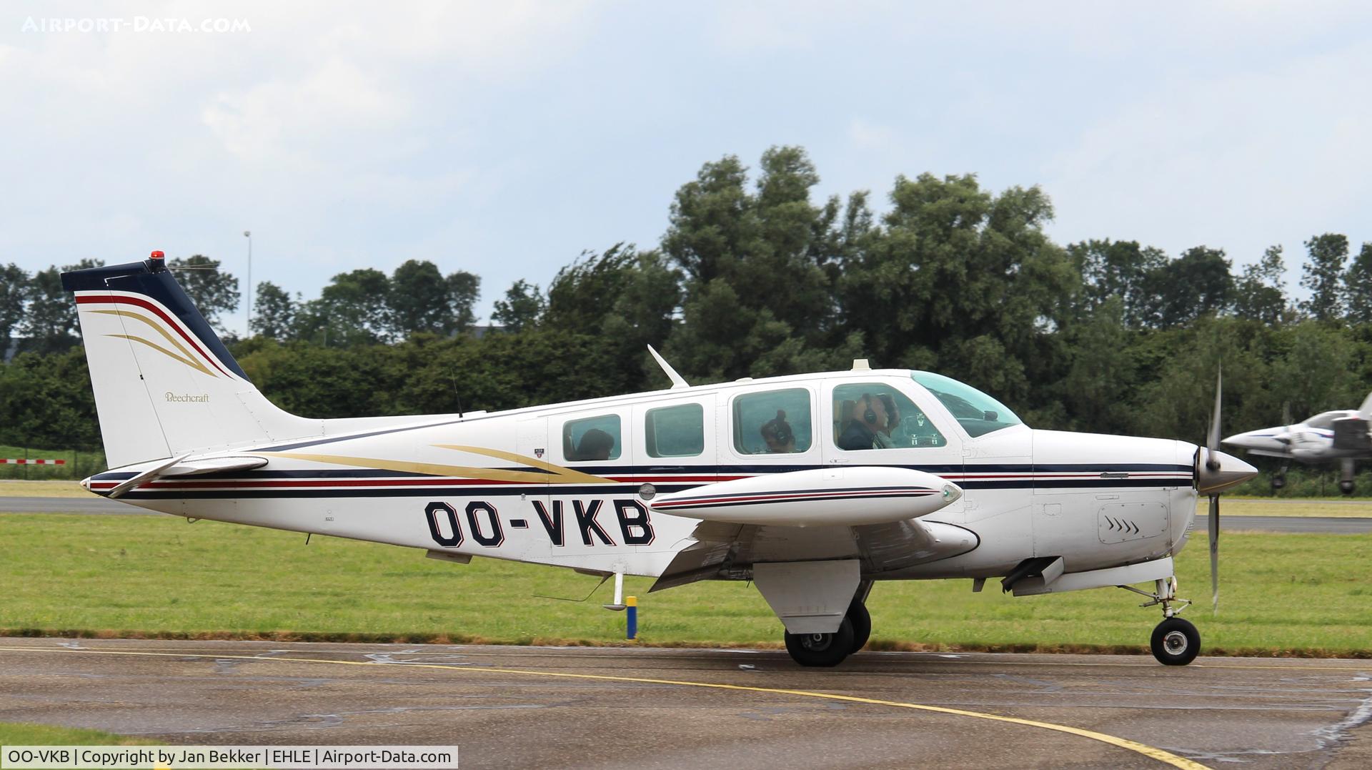 OO-VKB, 1977 Beech A36 Bonanza 36 C/N E-994, Lelystad Airport