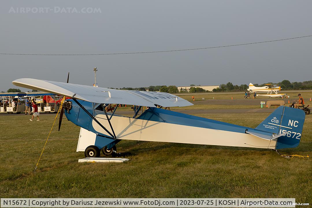 N15672, 1935 Taylorcraft H-2 C/N 337, Taylorcraft H-2  C/N 337, N15672