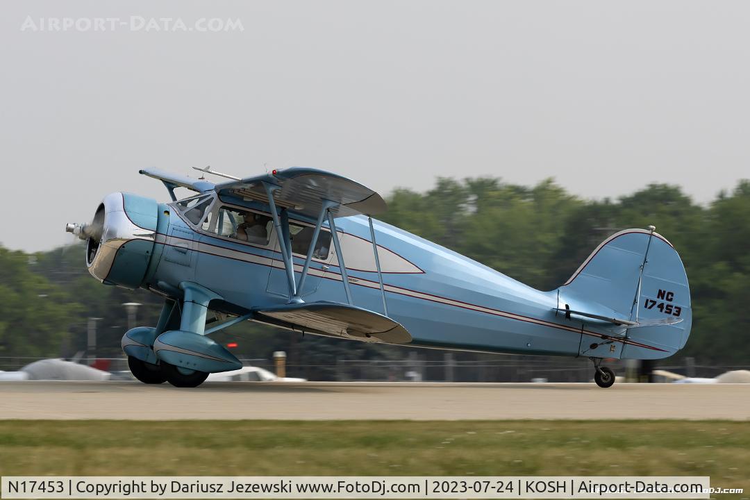 N17453, 1937 Waco YKS-7 C/N 4554, Waco YKS-7  C/N 4554, N17453