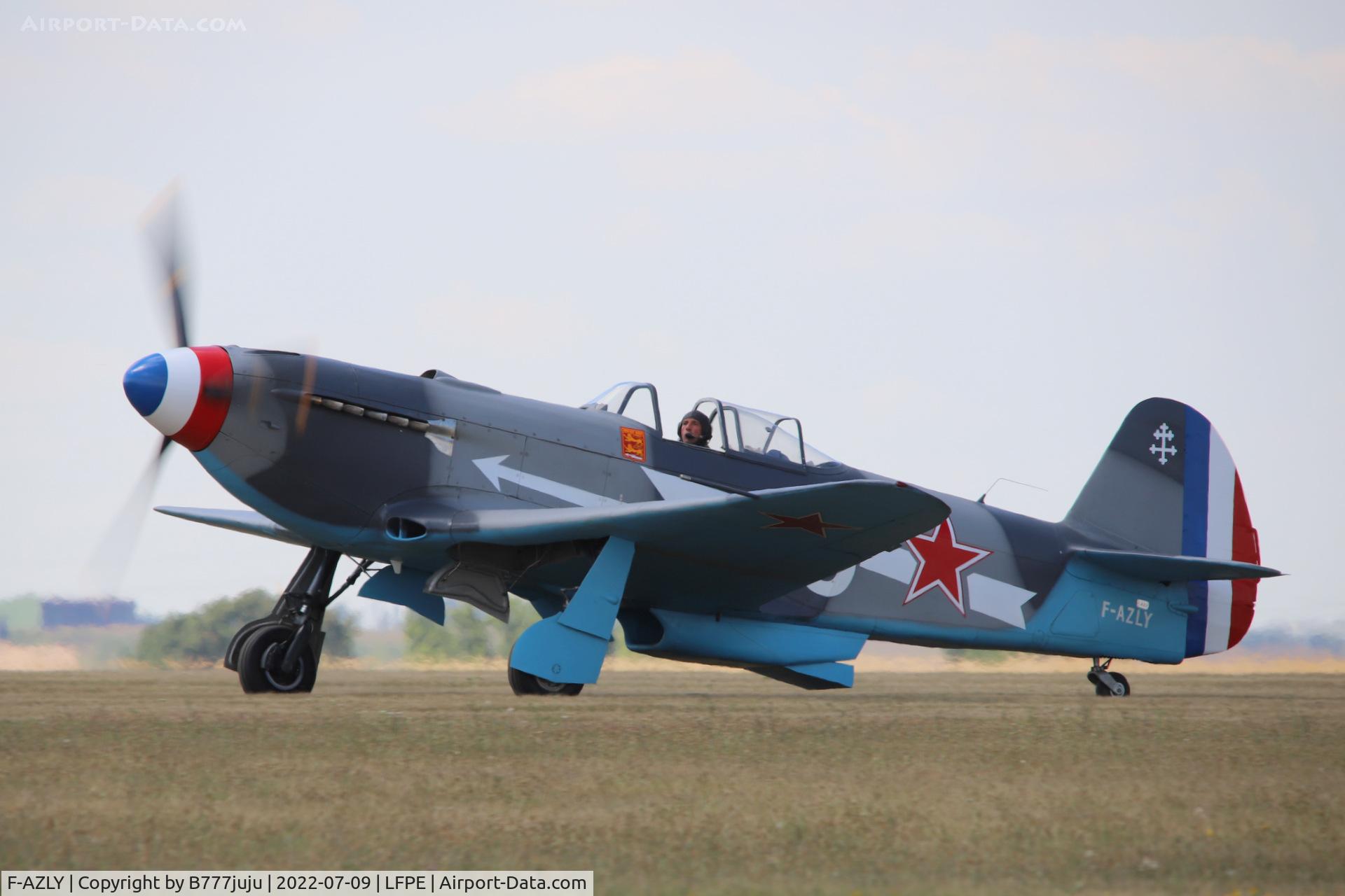 F-AZLY, Yakovlev Yak-3U C/N 172890, during Meaux Airshow