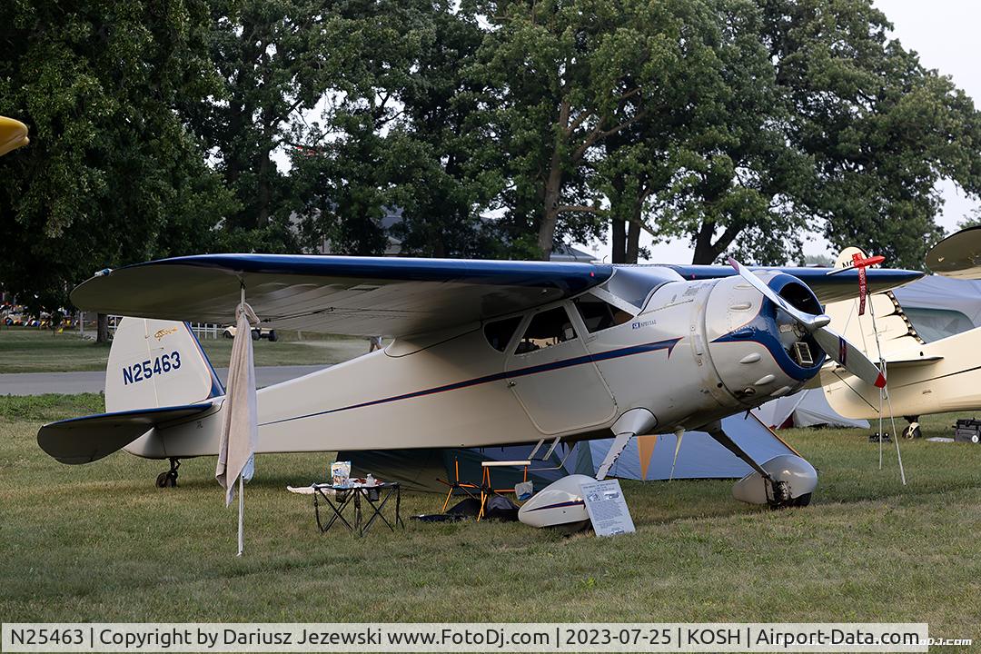 N25463, 1940 Cessna C-165 Airmaster C/N 568, Cessna C-165 Airmaster  C/N 568, N25463
