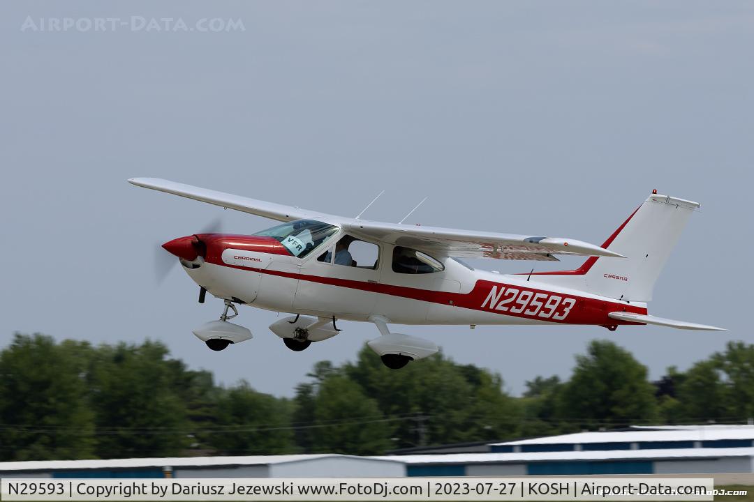 N29593, 1968 Cessna 177 Cardinal C/N 17700979, Cessna 177 Cardinal  C/N 17700979, N29593